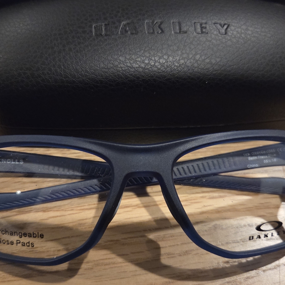 Oakley Matte Navy Prescription Glasses